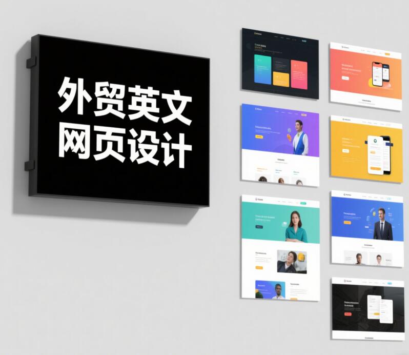 外贸英文网页设计