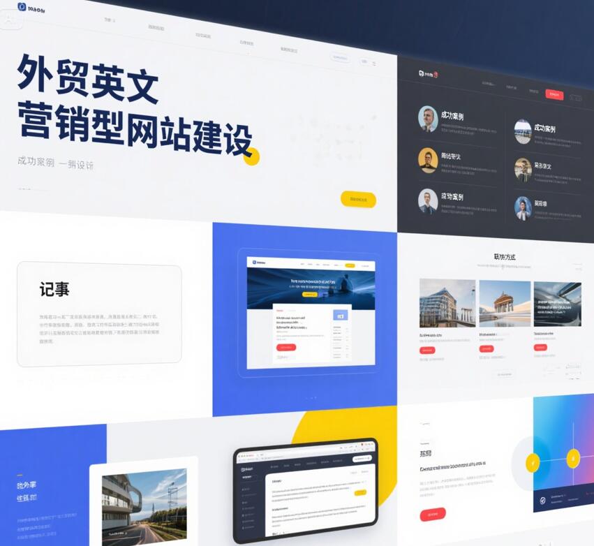 外贸英文营销型网站建设
